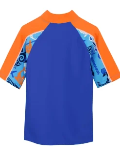 BOY Tuga Sunwear 2 Piece Swim Sets|Breaker Rash Guard & Jammer Short - Lagoon/Navy