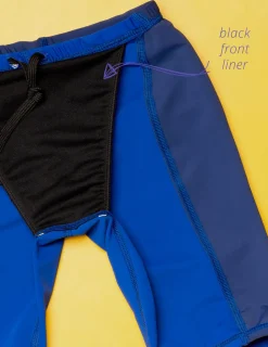 BOY Tuga Sunwear 2 Piece Swim Sets|Breaker Rash Guard & Jammer Short - Lagoon/Navy