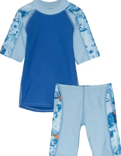 BOY Tuga Sunwear 2 Piece Swim Sets|Breaker Rash Guard & Jammer Short - Alba (MADE IN USA)