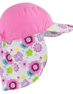 Tuga Sunwear Sun Hats|Flap Hat - Poppyberry