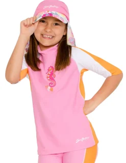 Tuga Sunwear Sun Hats|Flap Sun Hat - Prettyberry Pink