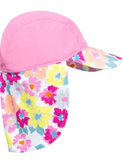 Tuga Sunwear Sun Hats|Flap Sun Hat - Prettyberry Pink