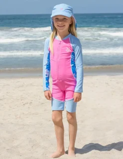 Tuga Sunwear Sunsuits & One-piece Swimsuits|High Tide One Piece Sunsuit - Purple Wave