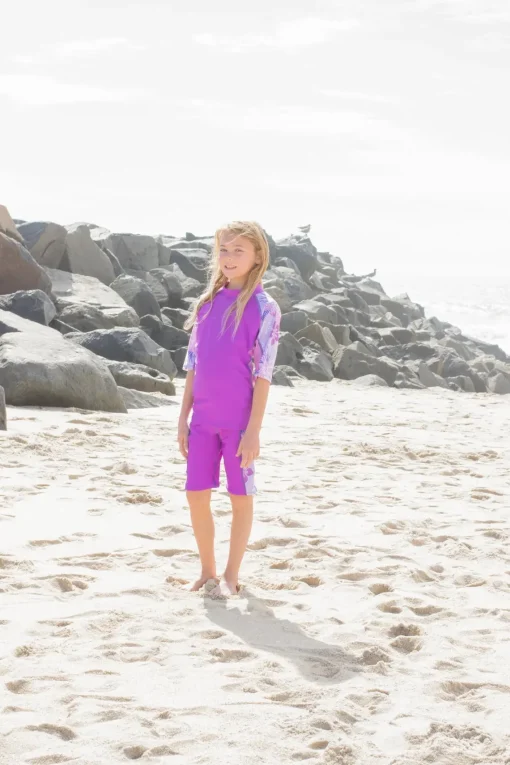 Tuga Sunwear Swim Shorts, Leggings, & Diapers|Jammer Swim Short - Malva (MADE IN USA)