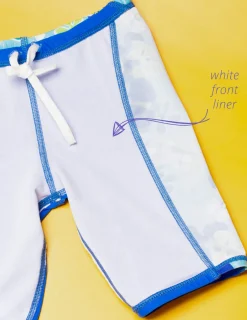 Tuga Sunwear Swim Shorts, Leggings, & Diapers|Jammer Swim Short - Verbena
