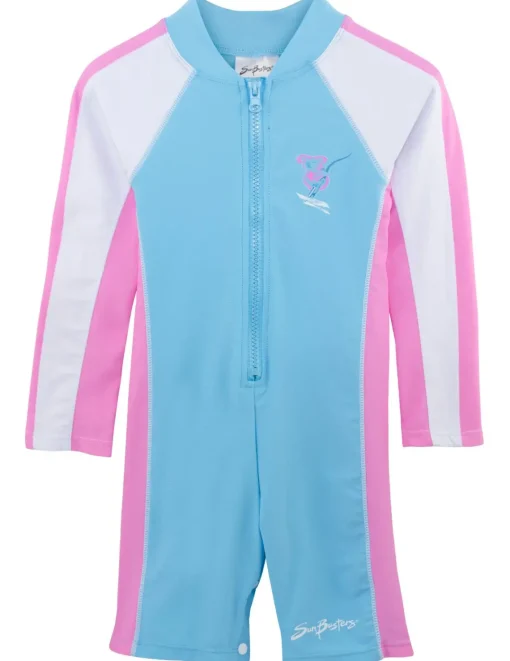 Tuga Sunwear Sunsuits & One-piece Swimsuits|Long Sleeve One-Piece Swimsuit - Mallow