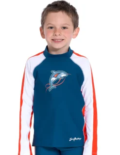 BOY Tuga Sunwear Swim Shirts & Rash Guards|Long Sleeve Rash Guard - Tangelo