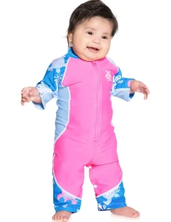 Tuga Sunwear Sunsuits & One-piece Swimsuits|Low Tide One Piece Sunsuit - Pink Wave