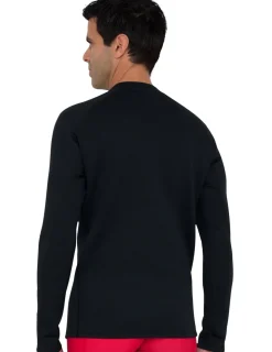 Tuga Sunwear Thermal Wetsuit Tops|Men's Thermal Pullover Top - Black