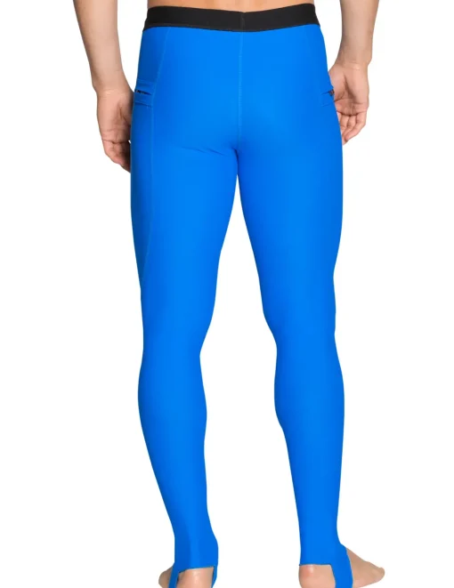 Tuga Sunwear Swim Shorts, Jammers, & Leggings|Men's Snorkel Stirrup Swim Legging - Royal