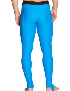 Tuga Sunwear Swim Shorts, Jammers, & Leggings|Men's Snorkel Stirrup Swim Legging - Gray