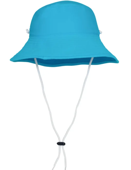 Tuga Sunwear Sun Hats|Reversible Bucket Sun Hat - Turquoise/Hawaii