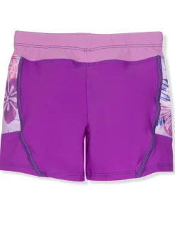 Tuga Sunwear 2 & 3 Piece Swim Sets|Seaside Rash Guard & Swim Short - Malva (MADE IN USA)