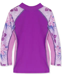 Tuga Sunwear Swim Shirts & Rash Guards|Shoreline Long Sleeve Rash Guard - Malva (MADE IN USA)