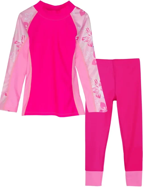 Tuga Sunwear 2 & 3 Piece Swim Sets|Shoreline Rash Guard & Swim Legging - Baya