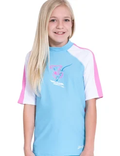 Tuga Sunwear Swim Shirts & Rash Guards|Short Sleeve Rash Guard - Mallow