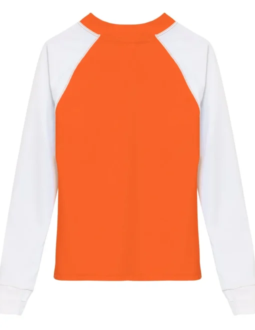 BOY Tuga Sunwear Swim Shirts & Rash Guards|Swim Shirts & Rash Guards|Snorkel Hawaii Fish ID Rash Guard - Orange