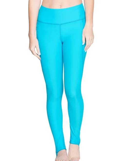 Women Tuga Sunwear Swim Shorts, Skirts, Capris, & Leggings|WOMEN'S CUSTOM SNORKEL STIRRUP SWIM LEGGING