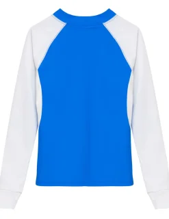 Women Tuga Sunwear Swim Shirts & Rash Guards|Women's Snorkel Hawaii Fish ID Rash Guard - Royal