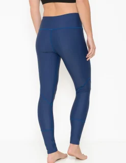 Women Tuga Sunwear Swim Shorts, Skirts, Capris, & Leggings|Women's Swim Legging (Regular & Plus Size) - Royal
