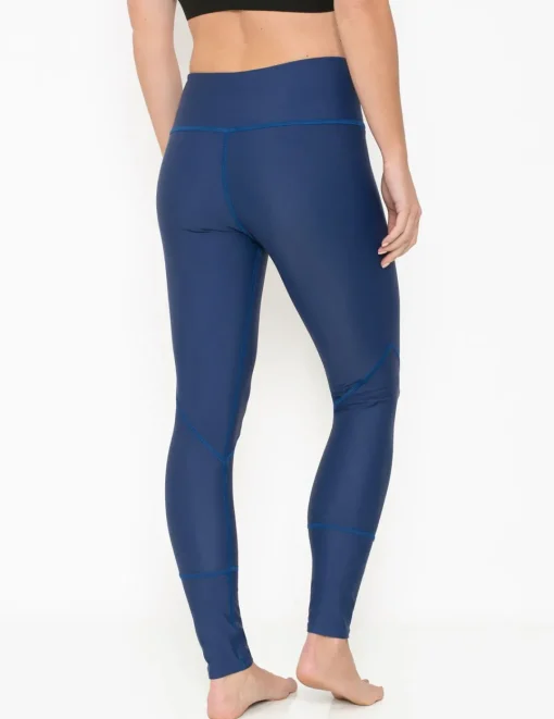 Women Tuga Sunwear Swim Shorts, Skirts, Capris, & Leggings|Women's Swim Legging (Regular & Plus Size) - Royal