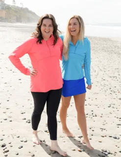 Women Tuga Sunwear Swim Shorts, Skirts, Capris, & Leggings|Women's Swim Legging (Regular & Plus Size) - Royal