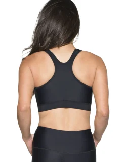 Women Tuga Sunwear Swim Shirts & Rash Guards|Women's Swim Sport Top (Regular & Plus Size) - Paisley/Black