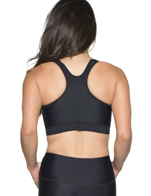 Women Tuga Sunwear Swim Shirts & Rash Guards|Women's Swim Sport Top (Regular & Plus Size) - Paisley/Black